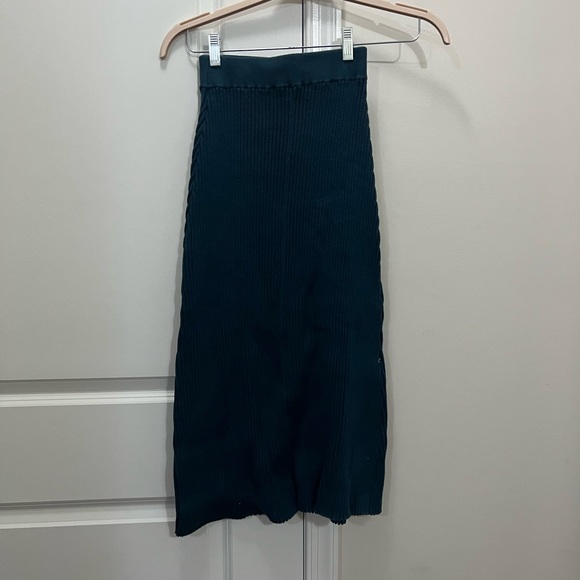 Victor Glemaud Green Knit Midi Skirt Size Small $380 - Picture 5 of 9